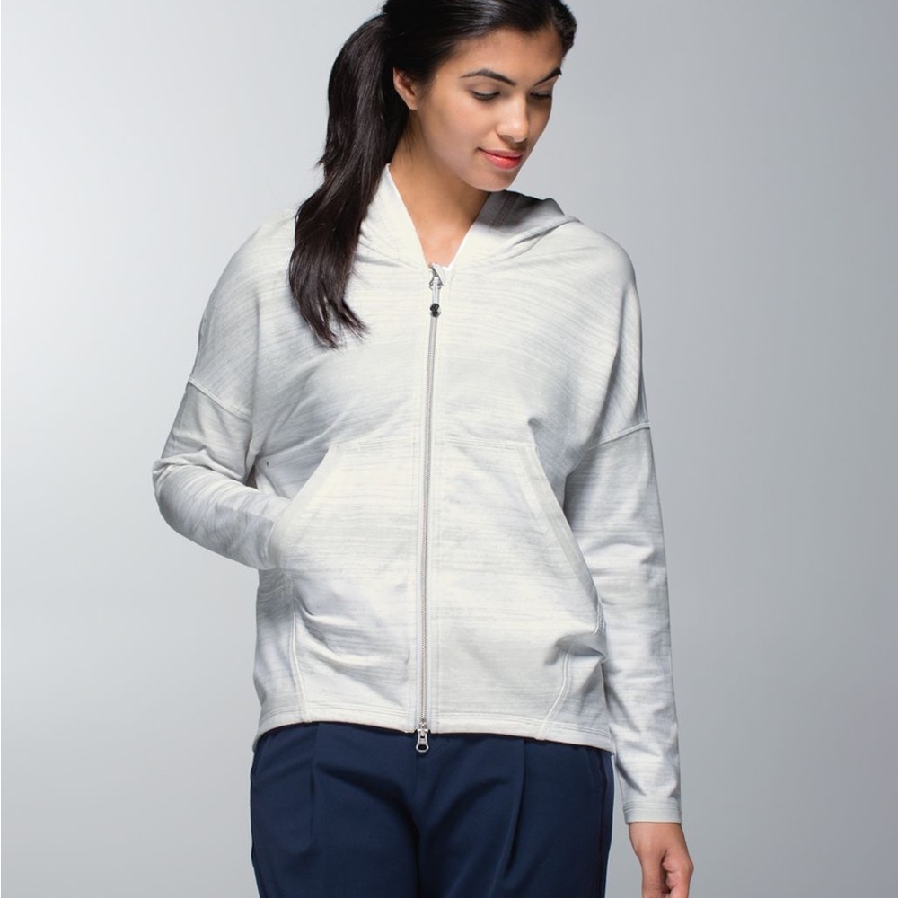 LULULEMON ~ Hold Your OM hoodie/jacket in “Righteous stripe” Size 8